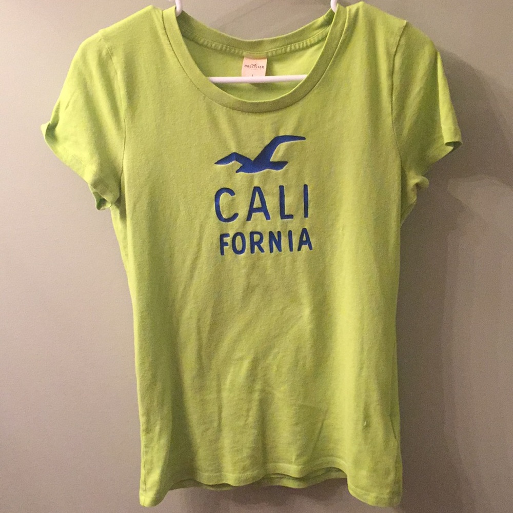 Green Hollister shirt